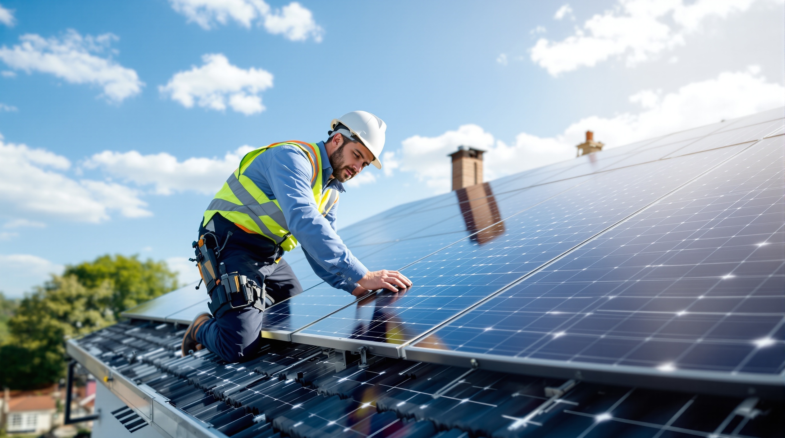 Installation panneaux solaires